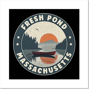 Fresh Pond Massachusetts Sunset Posters and Art